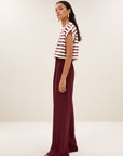 Benji viscose pants, Wine