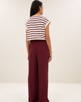 Benji viscose pants, Wine