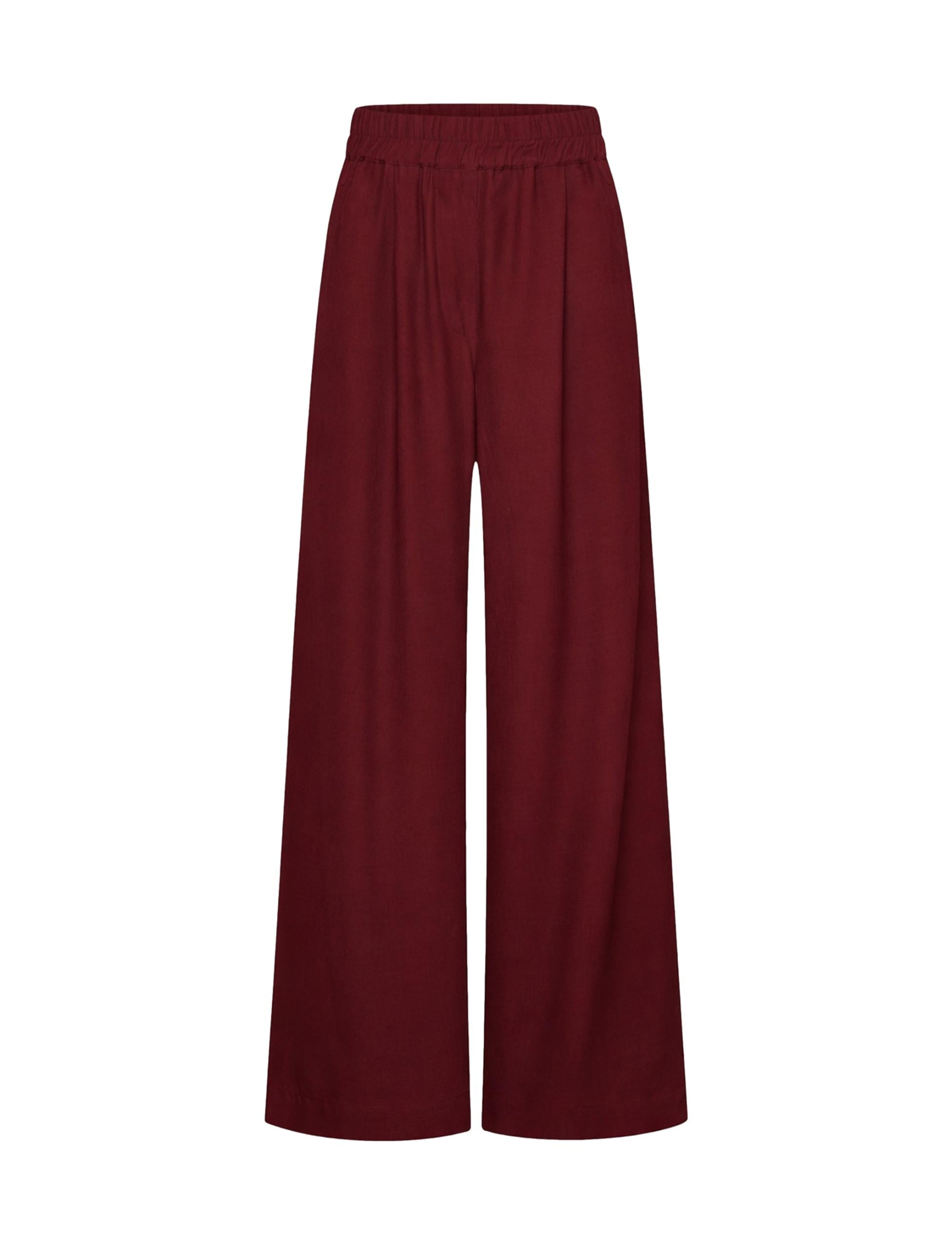 Benji viscose pants, Wine