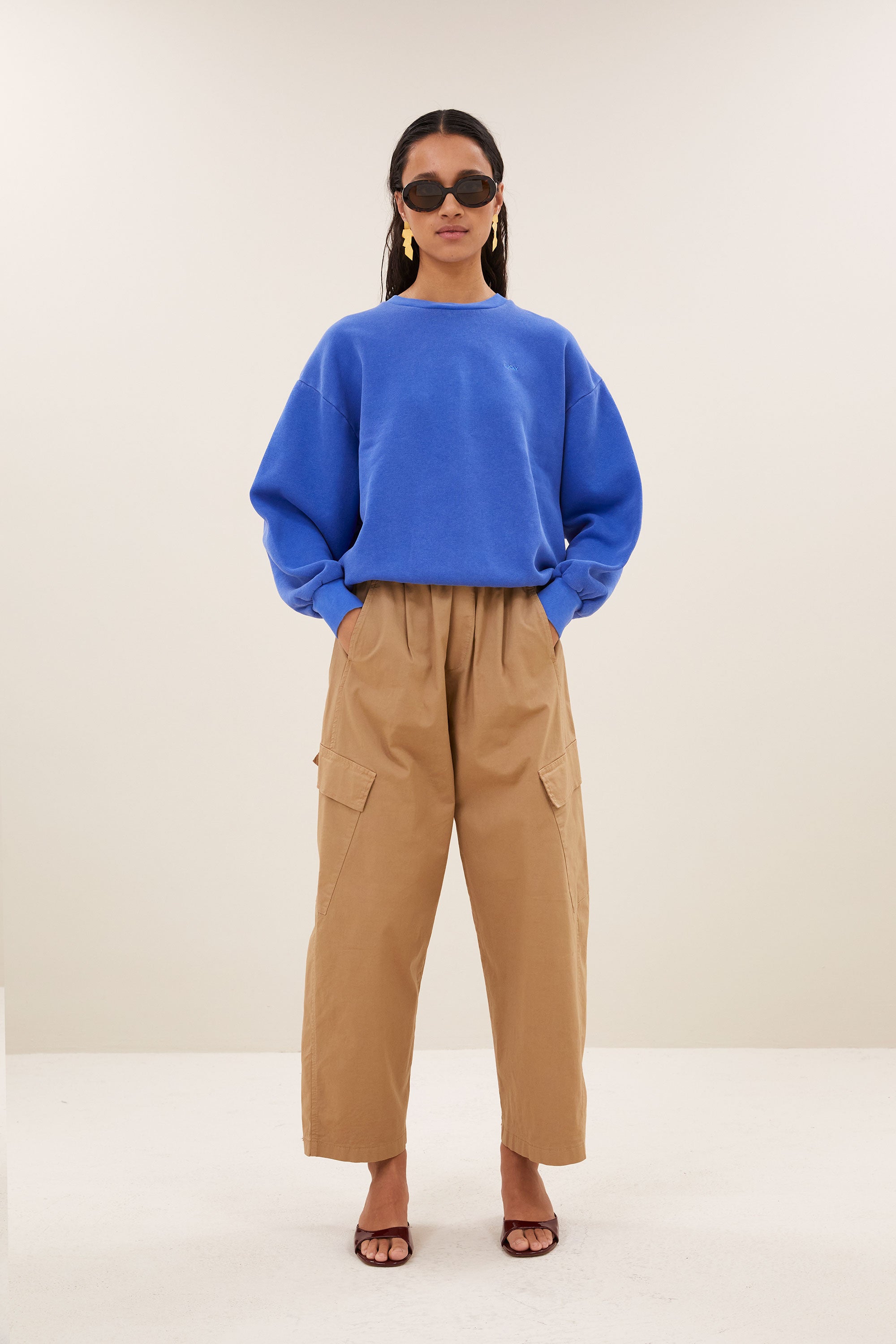 Matcha pants, Camel