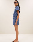 Misa denim shorts, Medium denim