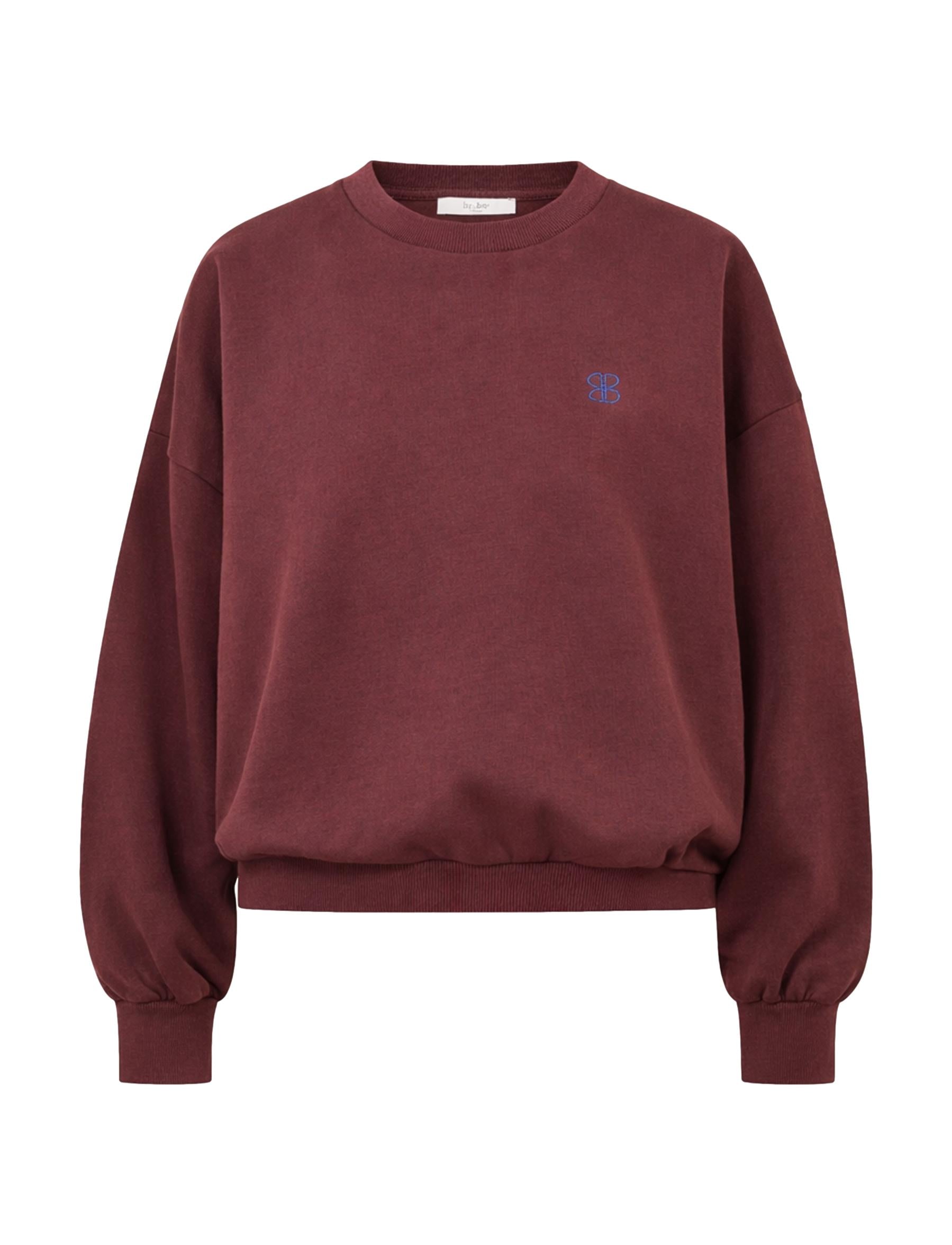 Malyn logo sweater, Burgundy crush