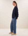 Lili long sweater, Uniform blue
