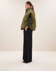 Franky sleeveless jacket, Olive