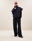 Franky sleeveless jacket, Midnight