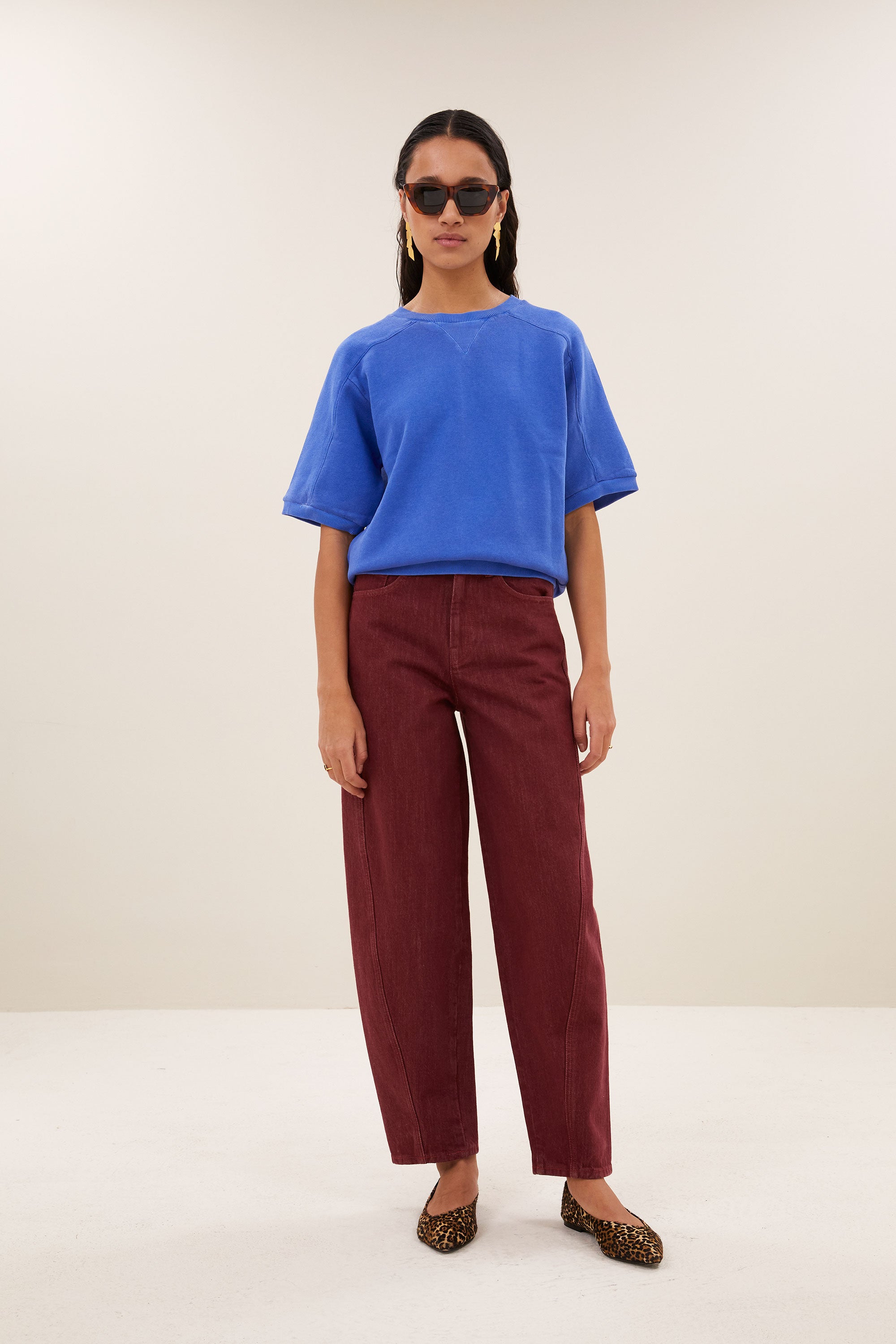 Begum wine jeans, Wine