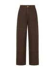 Jenna worker jeans, Dark brown