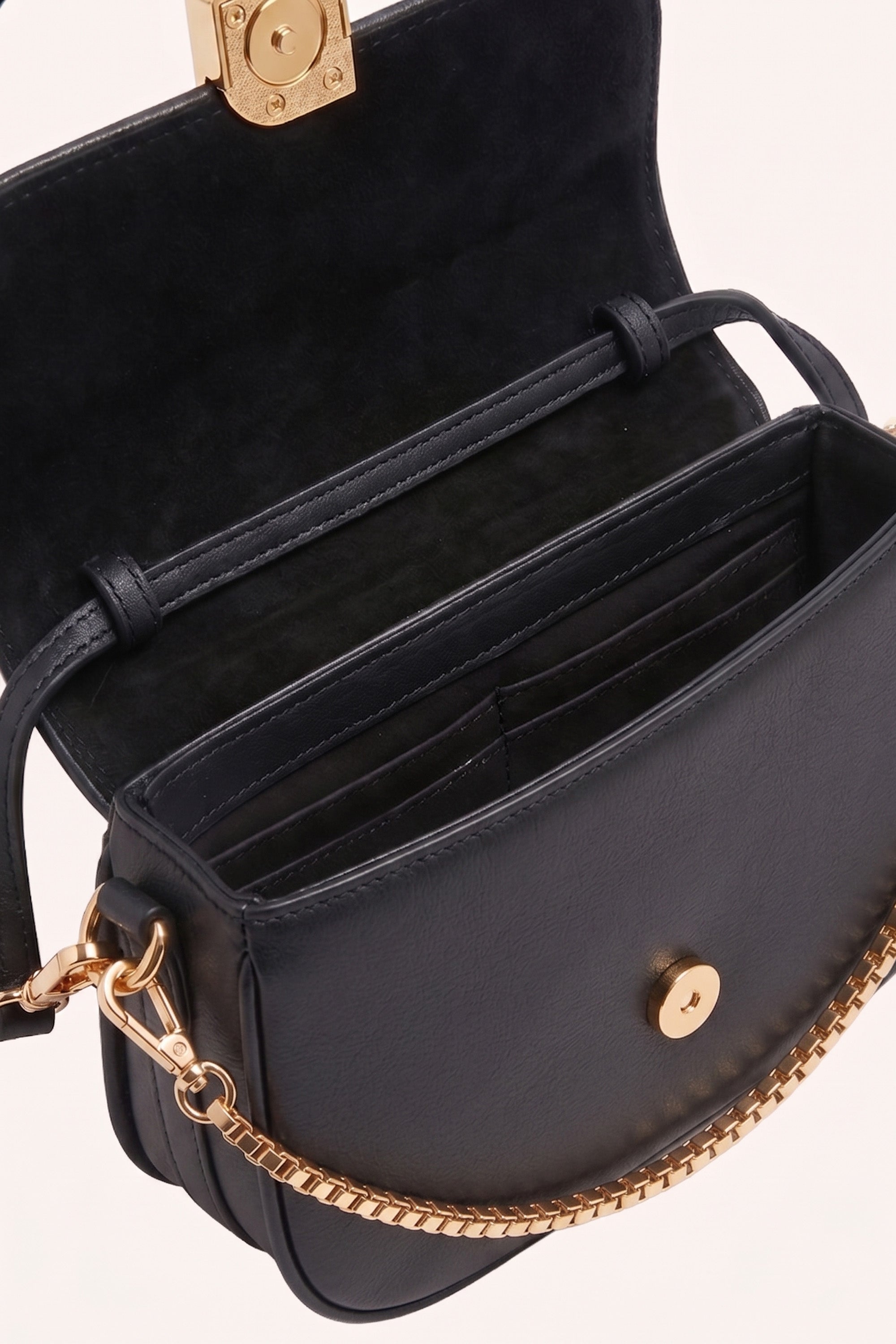 Alma leather bag, Black