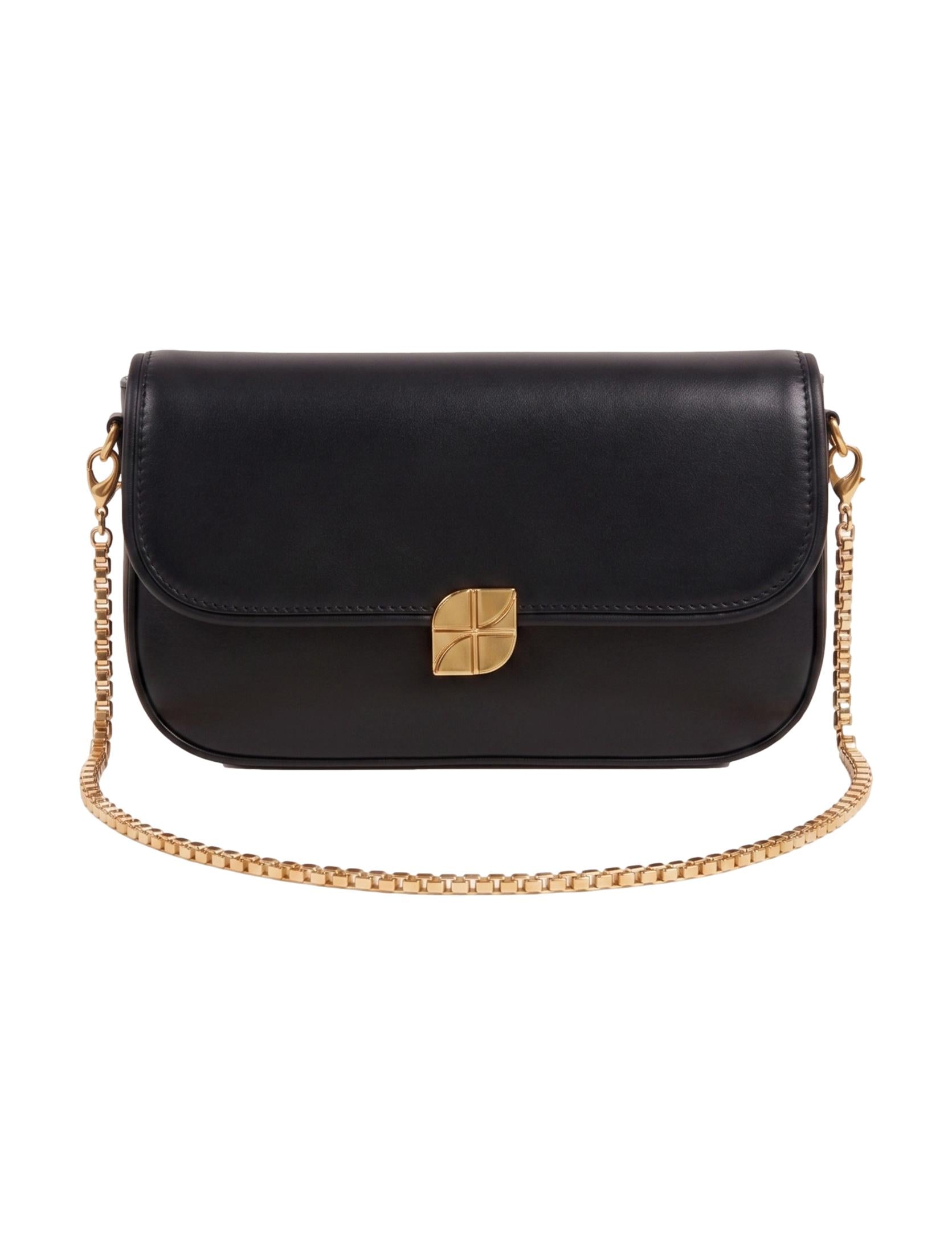 Alma leather bag, Black