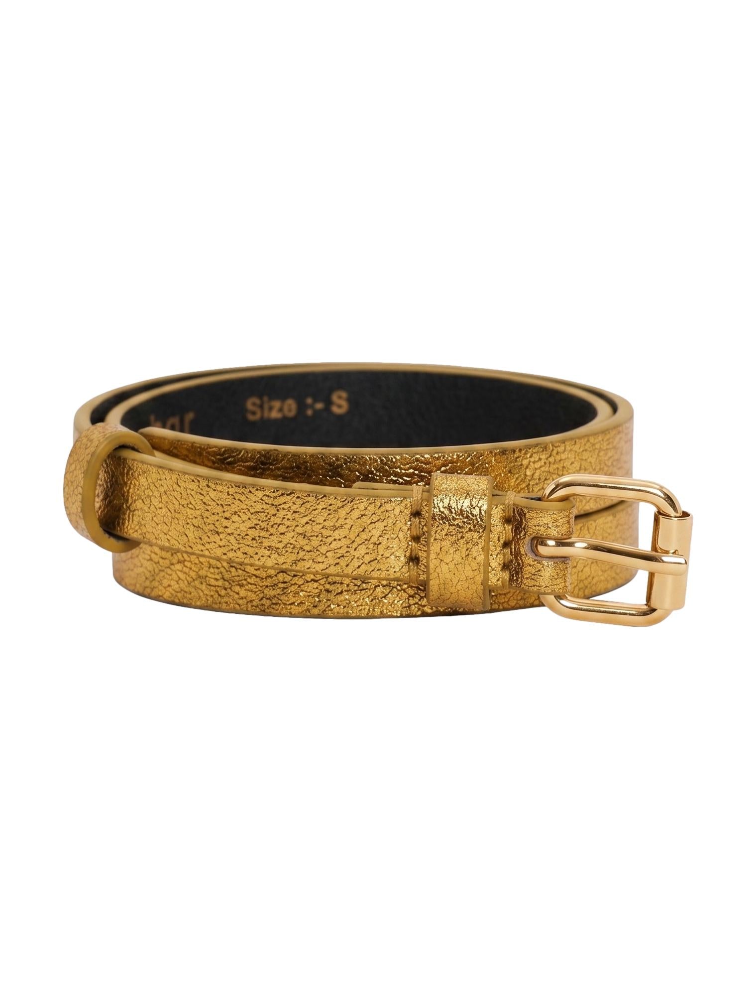 Lovi metallic belt, Gold