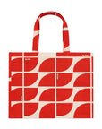 Shopper logo bag, Poppy red