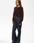 GZdebbie short cardigan, Plum Melange
