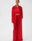 GZsiora HW Pants, Tomato