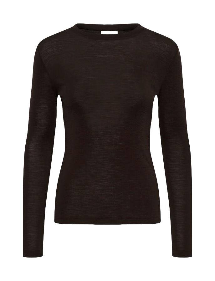 GZninia ls wool roundneck, Chocolate Torte