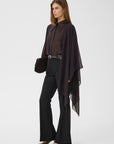 GZlynne scarf shirt, Ganache