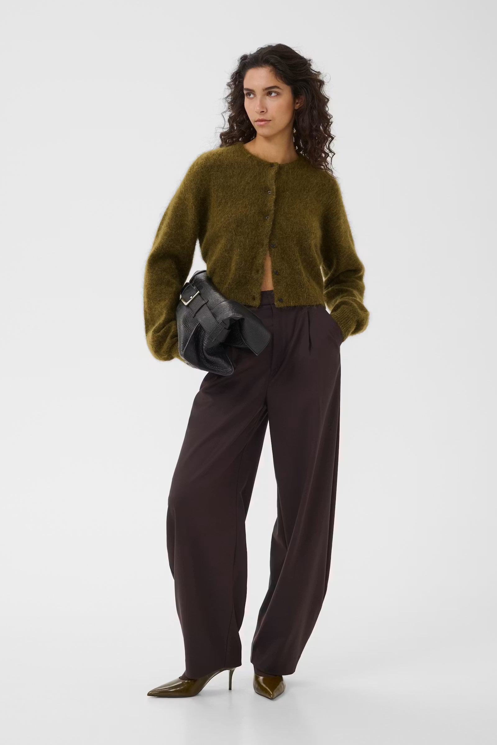 GZdebbie short cardigan, Plantation Melange