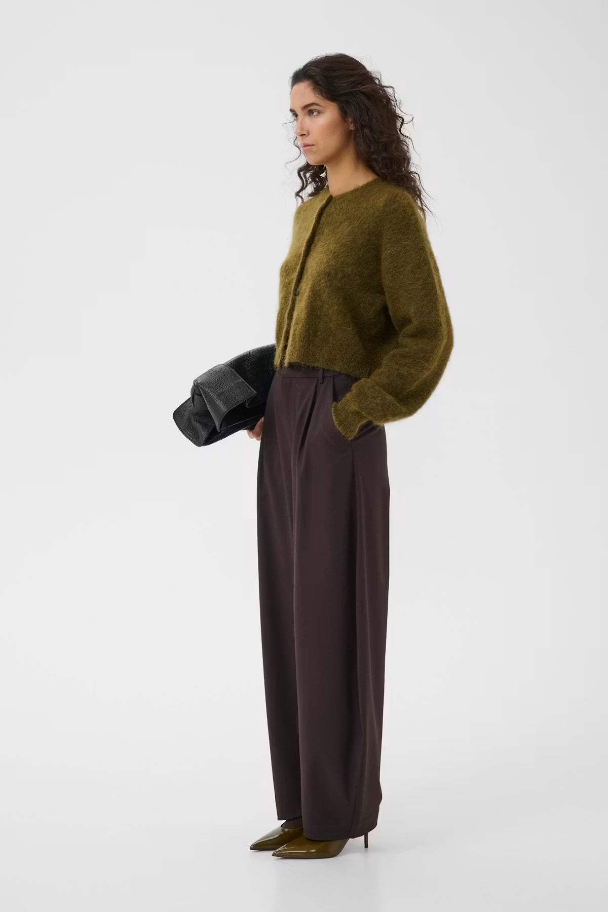 GZdebbie short cardigan, Plantation Melange