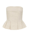 GZriava corsage, Light Sand Melange