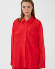 GZsiora LS Shirt, Tomato