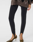 GZlyrose strap leggings, Black