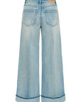 GZsara HW wide jeans, Washed blue, 32