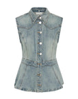 GZnoma SL Shirt, Vintage Mid Blue Wash