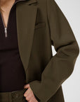 GZstacy blazer, Slate Black Melange