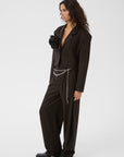 GZcallia MW barrel pants, Ganache