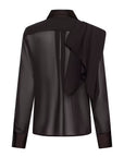 GZlynne scarf shirt, Ganache