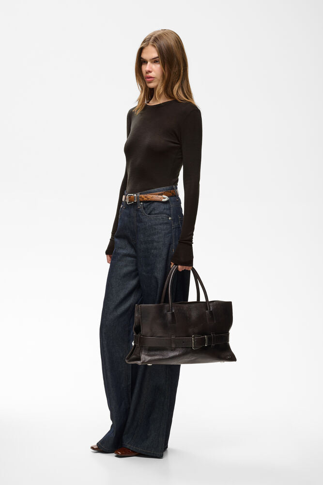 GZninia ls wool roundneck, Chocolate Torte