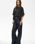 GZgilsa sweat tee, Deep Grey Melange