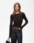 GZninia ls wool roundneck, Chocolate Torte