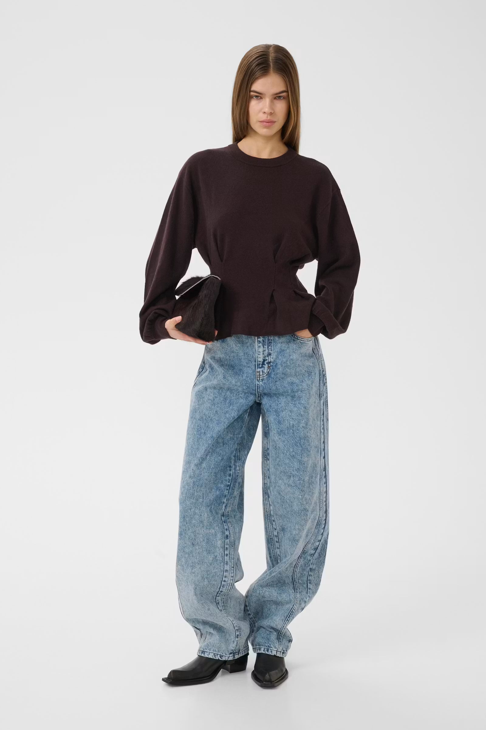 GZmawi HW ballon jeans, Light Blue Acid Wash