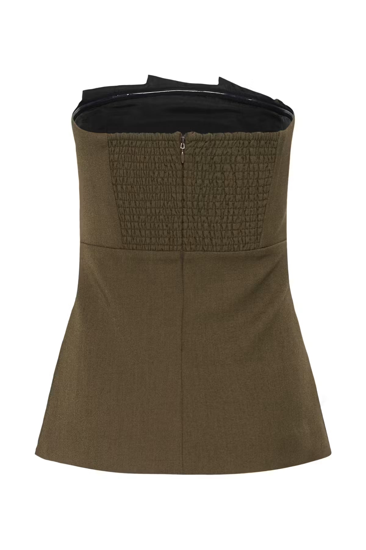 GZstacy pleat corsage, Slate Black Melange