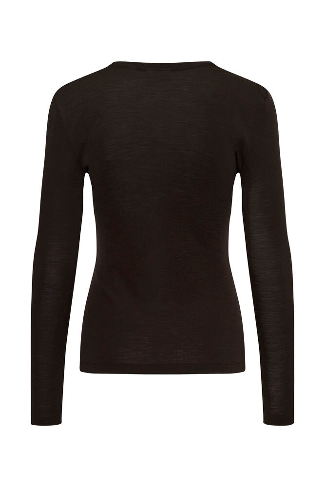 GZninia ls wool roundneck, Chocolate Torte