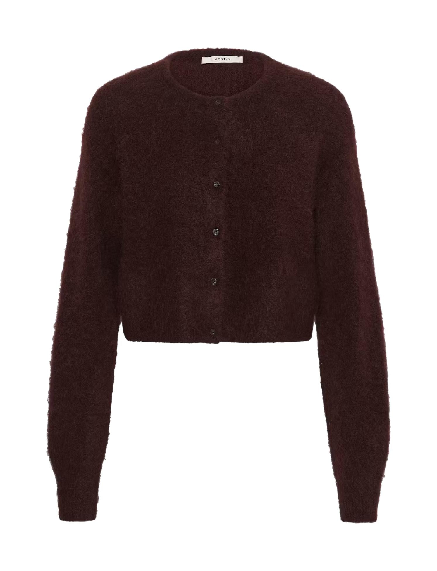 GZdebbie short cardigan, Plum Melange