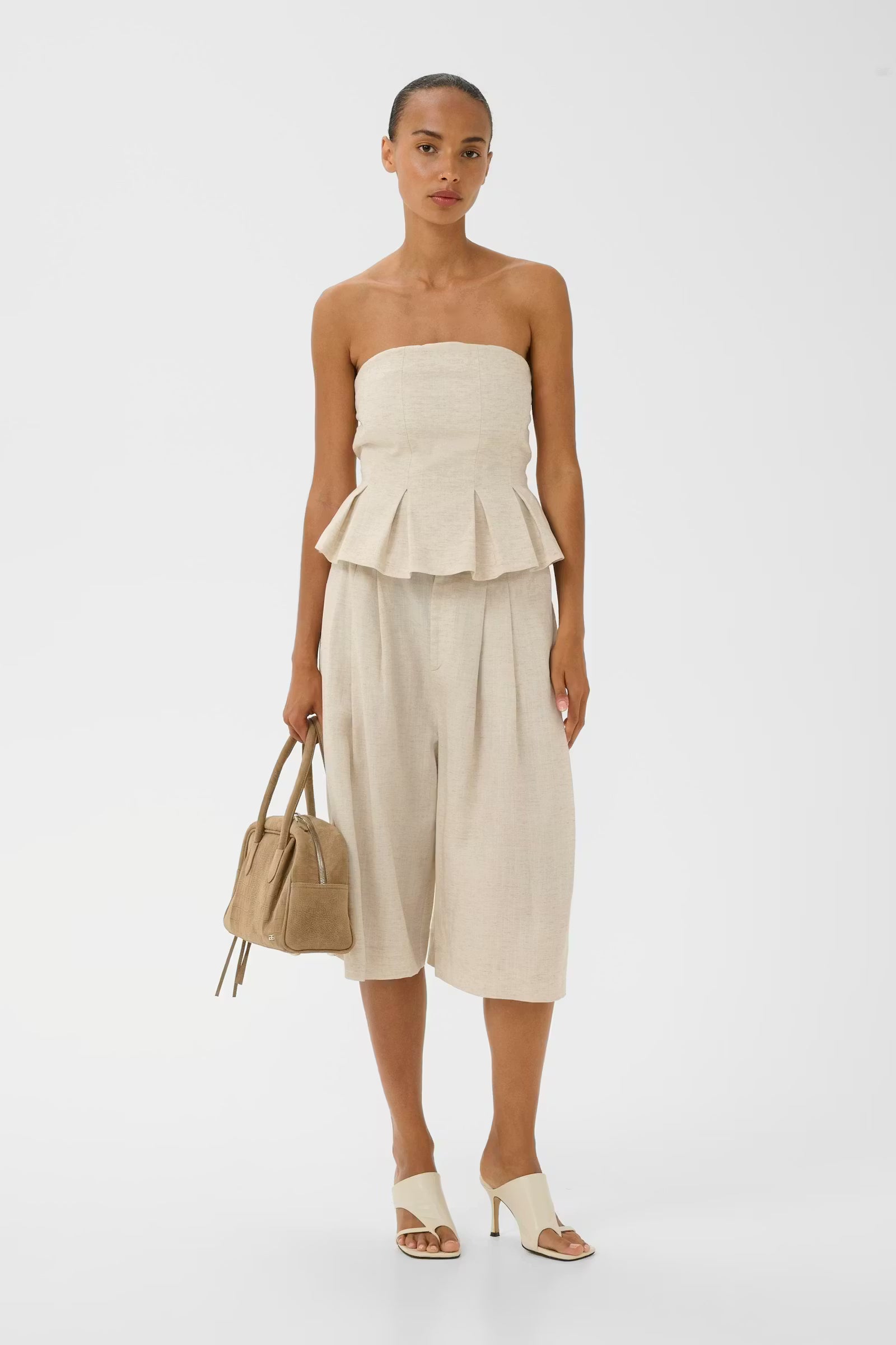 GZriava corsage, Light Sand Melange