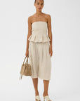 GZriava corsage, Light Sand Melange