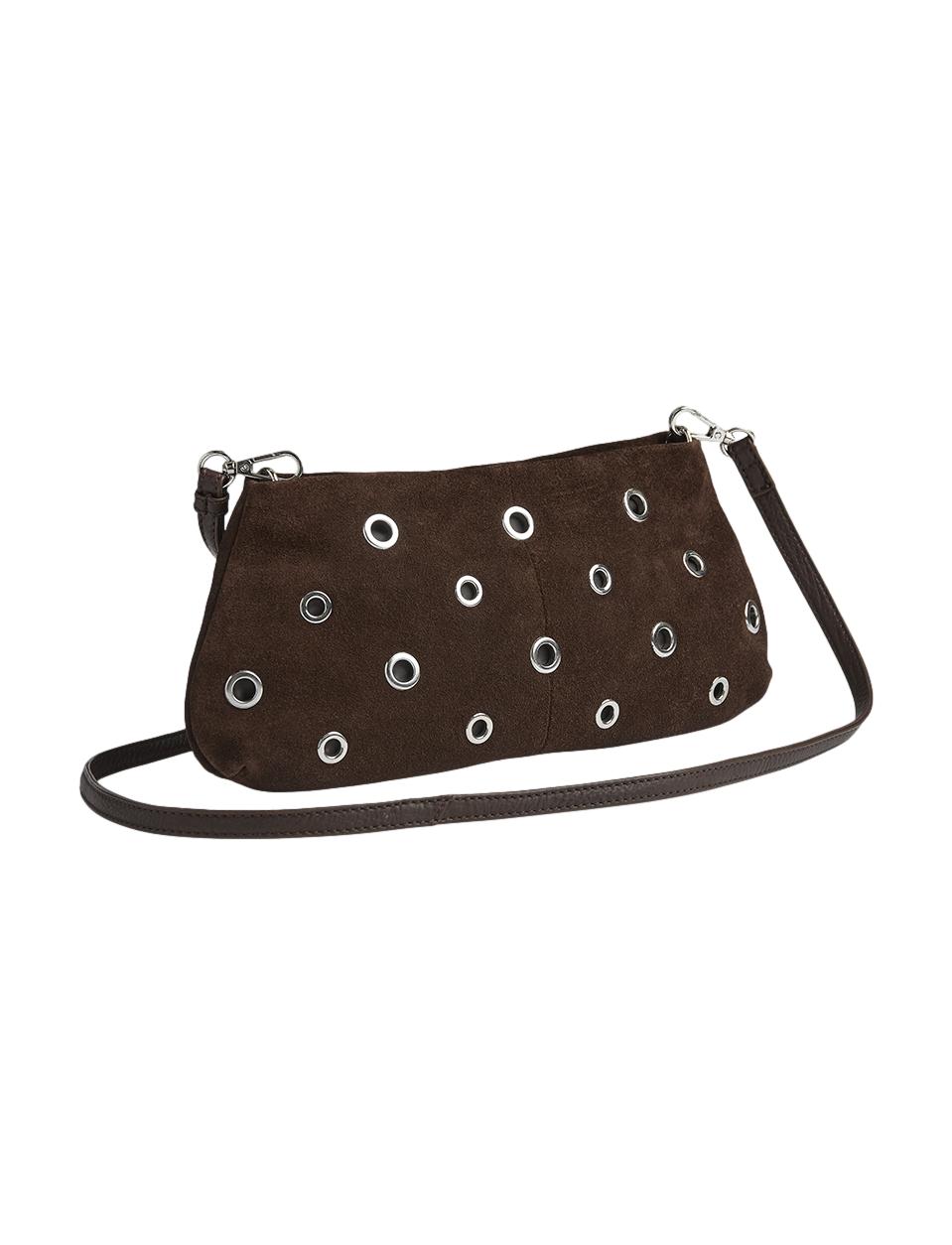 EssieMBG Cross. Bag, Suede, Espresso Brown