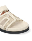 Mindy Flat Sandal Off White