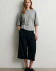 Missouri Tee, Mid Grey Melange