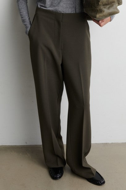 Fique Classic Trousers, Black Olive