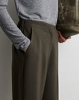 Fique Classic Trousers, Black Olive