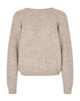 Flare Knit, Light Beige Melange