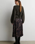 Gabby Wrap Knit, Black Olive