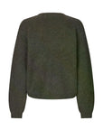 Gabby Wrap Knit, Black Olive