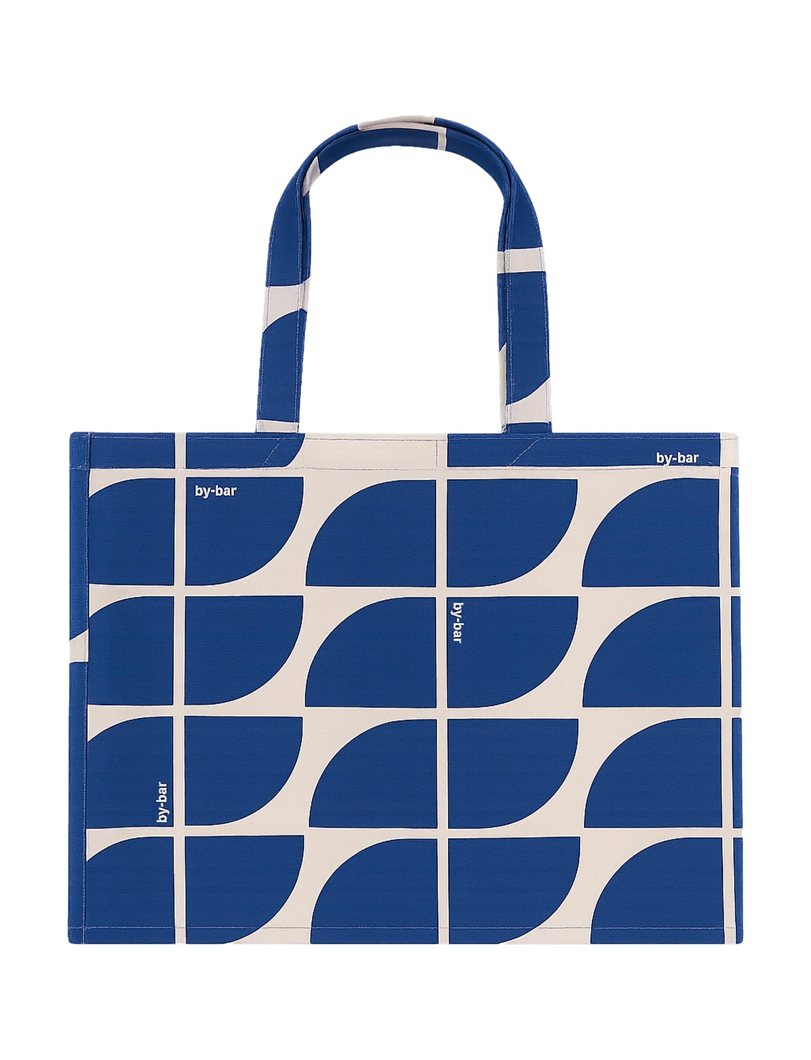 Shopper logo bag, Kingsblue