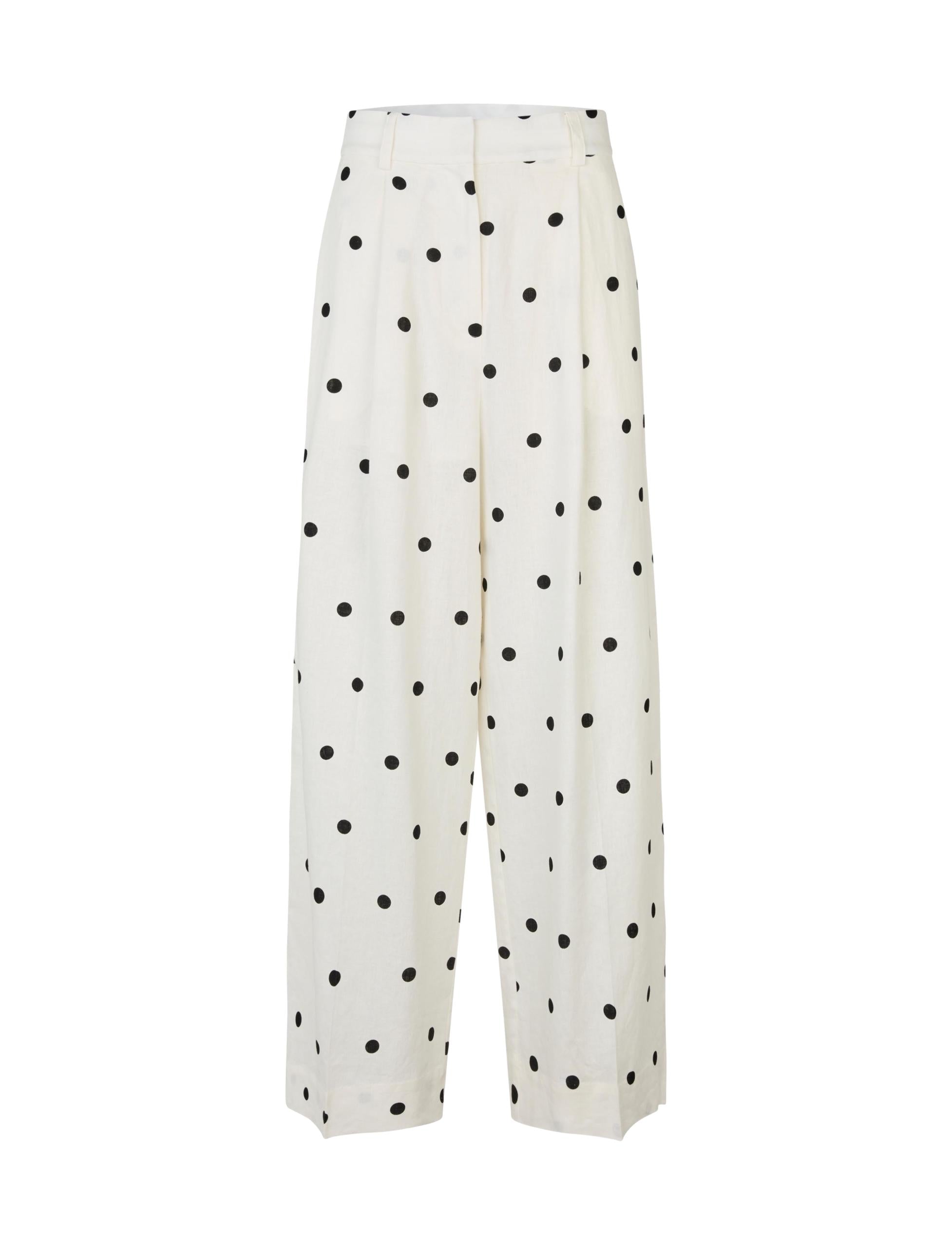 Salliy Trousers, White Alyssum