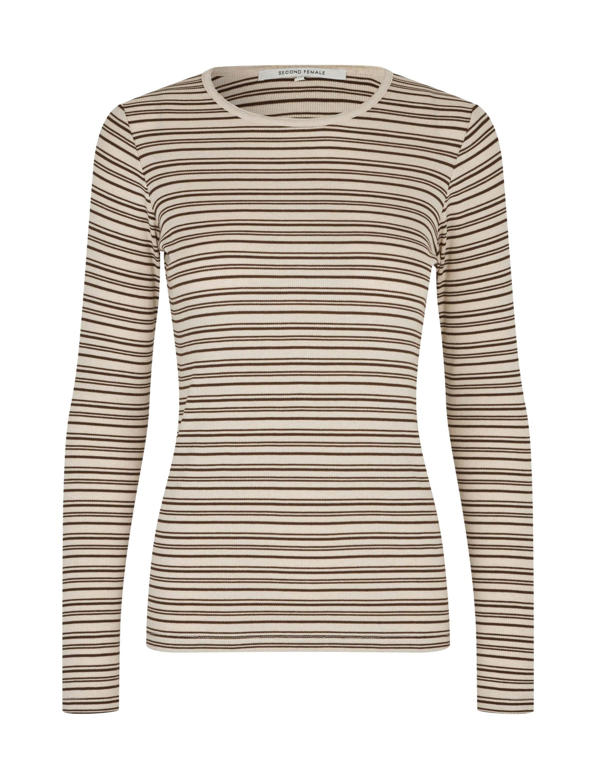 Flyra O-Neck Tee, Demitasse