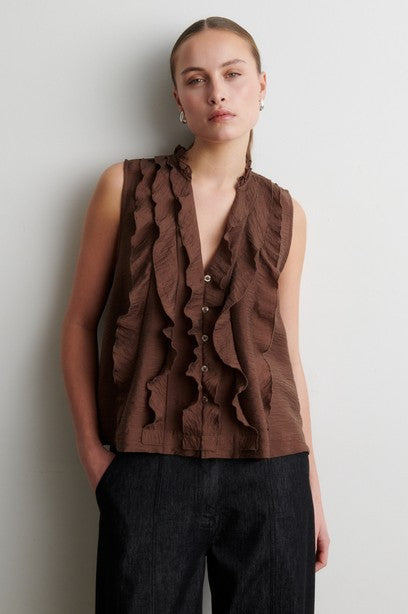 Rayna Frill Top, Carafe